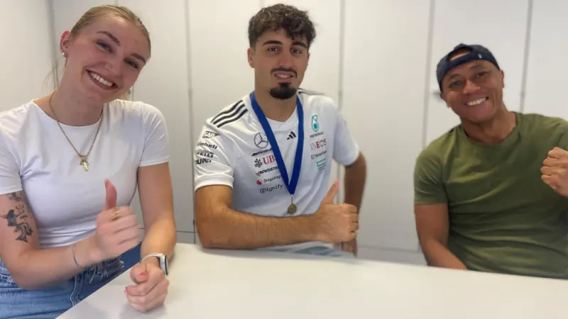 Pressefoto Südkurier vom KABO-Spendenlauf