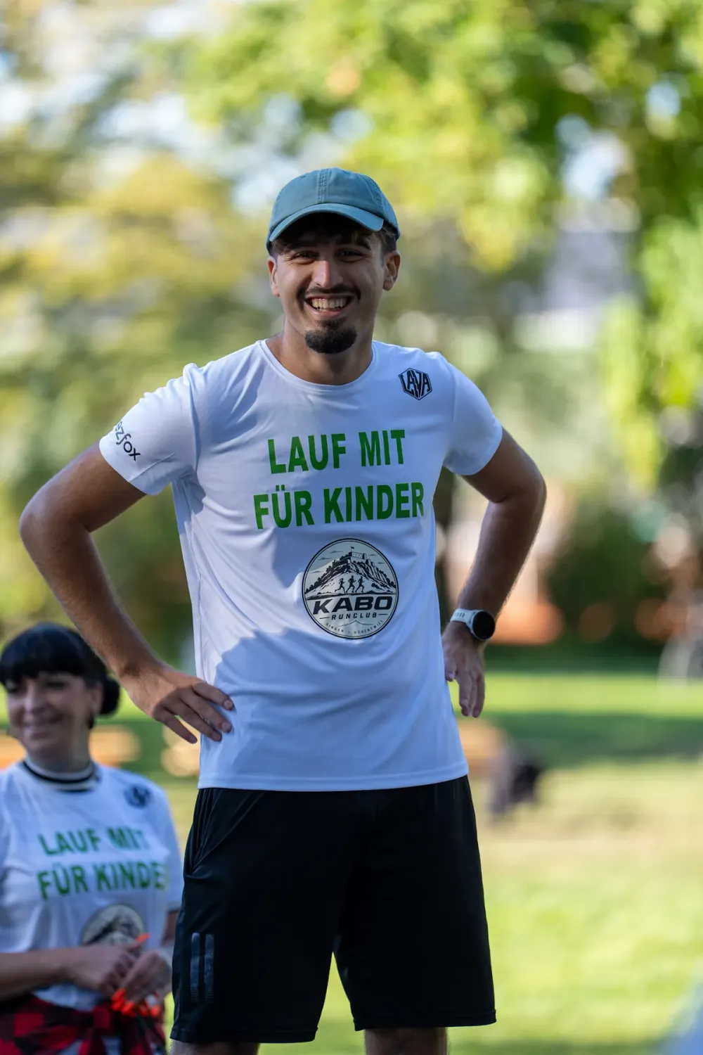 Sezer Kabak beim Spendenlauf in Singen